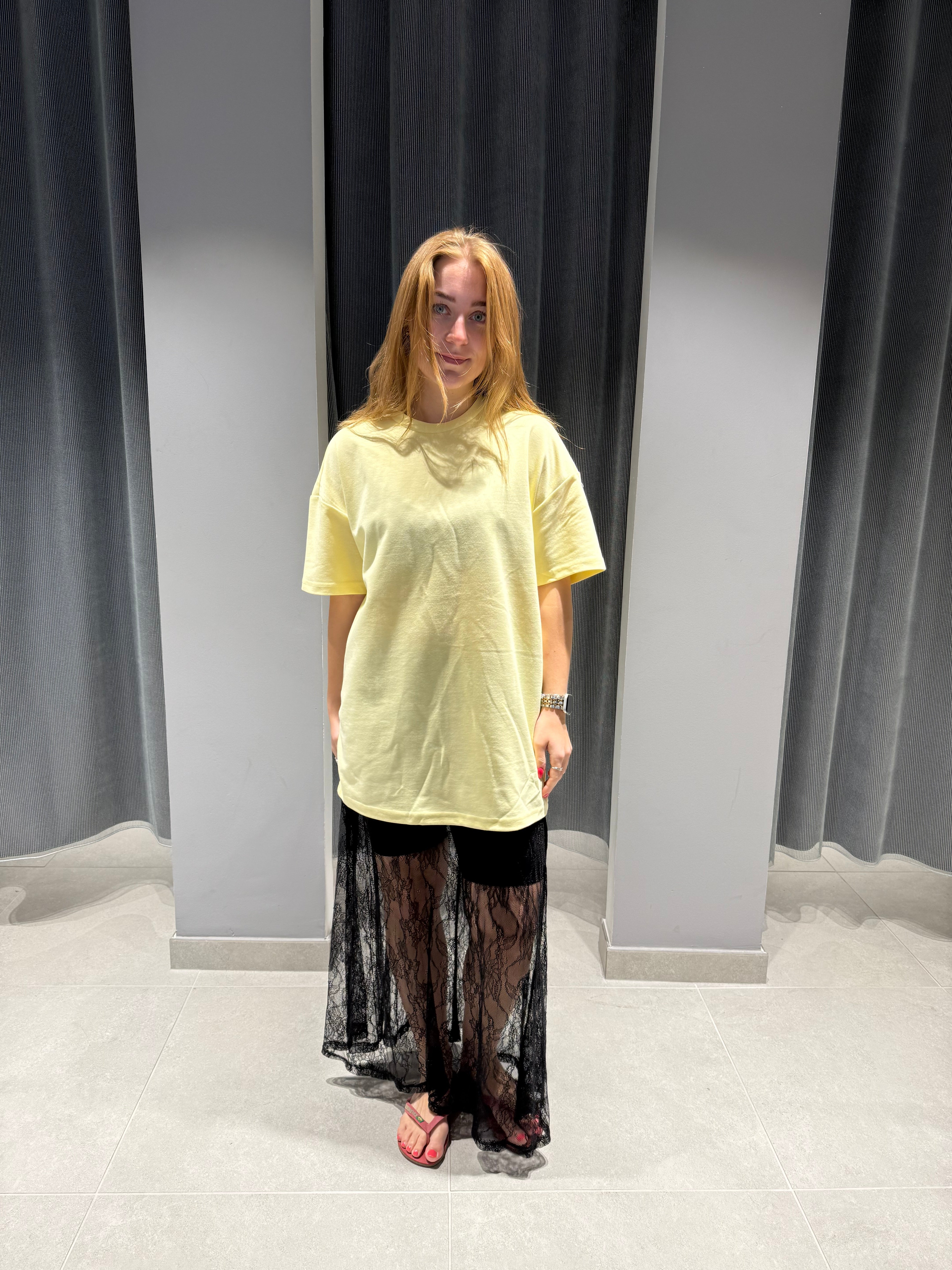 -PCSELMA T-Shirt - French Vanilla